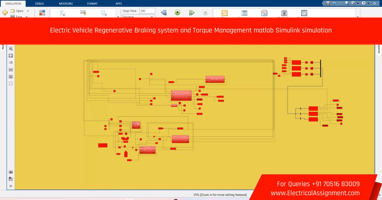 Thermal Management of PMSM Electric Vehicle Powertrain - MATLAB Simulink screenshot 8
